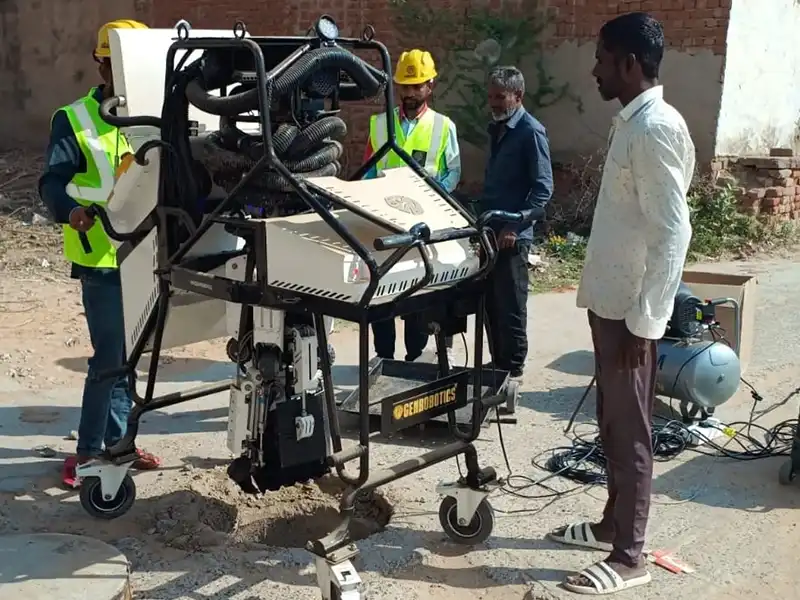 Bandicoot Robot Deployment in Rajasthan