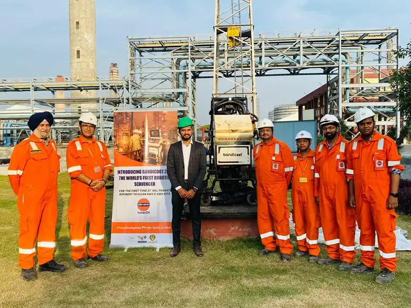 Robotic Pit Cleaning at BPCL Chembur Refinery