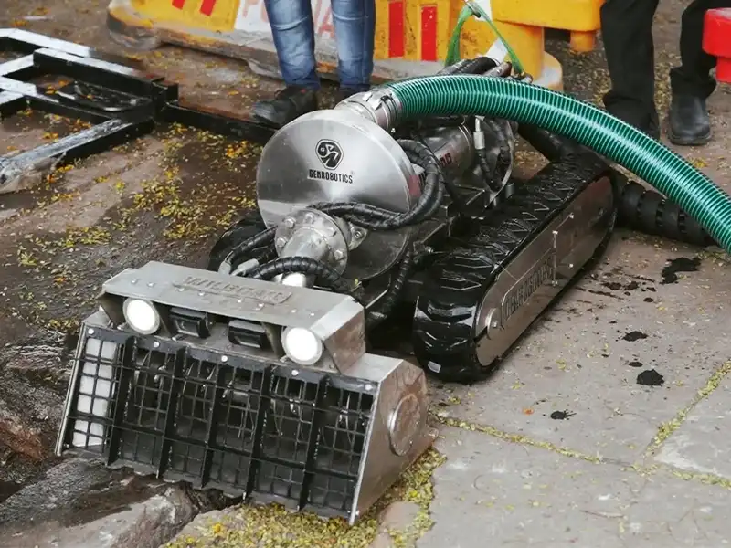 Wilboar Robot at LEH sewage treatment plant (STP)